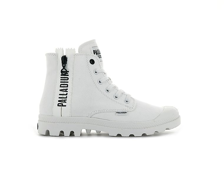 Palladium Boots Womens PAMPA 2 BACK ZIP CANVAS STAR WHITE günstig online kaufen