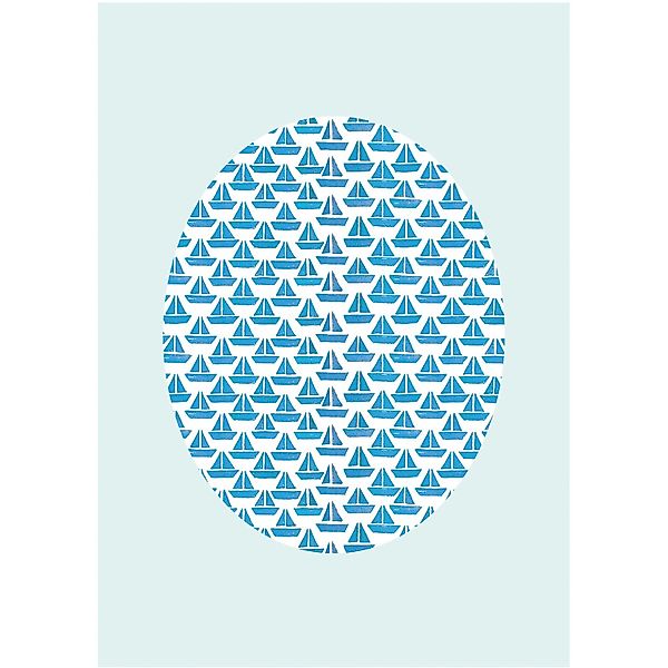 Komar Wandbild Shelly Aqua 40 x 50 cm günstig online kaufen