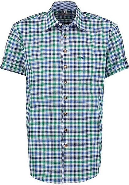 OS Trachten Trachtenhemd Sarudo Regular Fit, 1/2-Arm, Haifischkragen, Brust günstig online kaufen