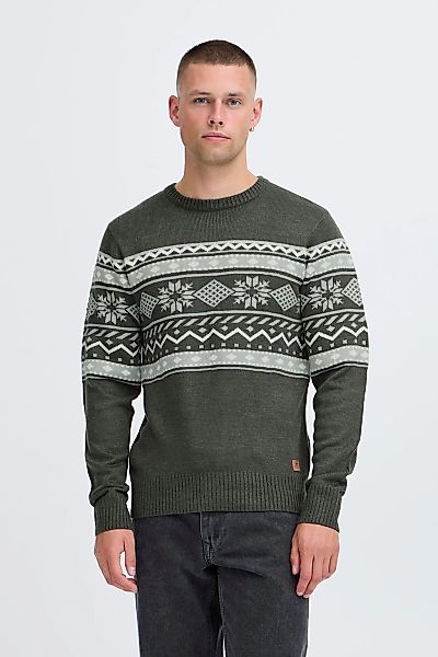 Blend Strickpullover "BHNohr" Klassischer Norweger Grobstrickpullover günstig online kaufen