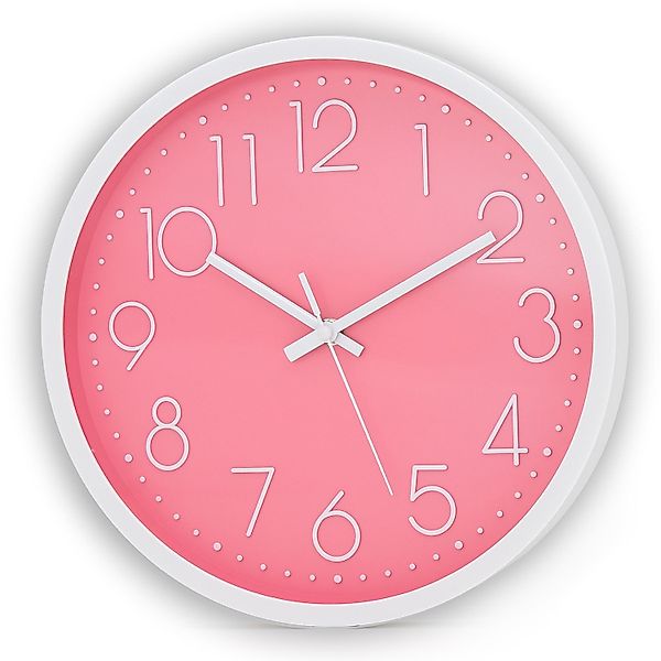 Intirilife Wanduhr (Wanduhr lautlos, ohne Tickgeräusche günstig online kaufen