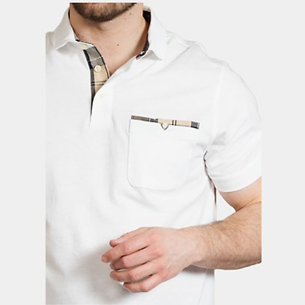 Barbour  Poloshirt Corpatch polo - white günstig online kaufen