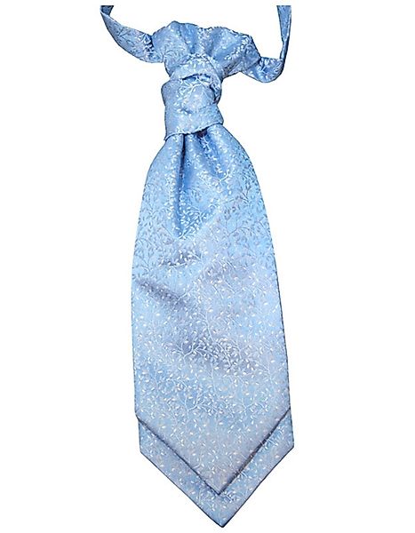 Paul Malone Krawatte Blaues Herren Plastron günstig online kaufen