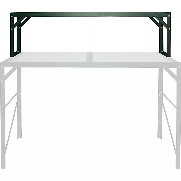 Vitavia Alu-Tischaufsatz mit HKP-Ablagefläche 121 cm x 39 cm Smaragd günstig online kaufen