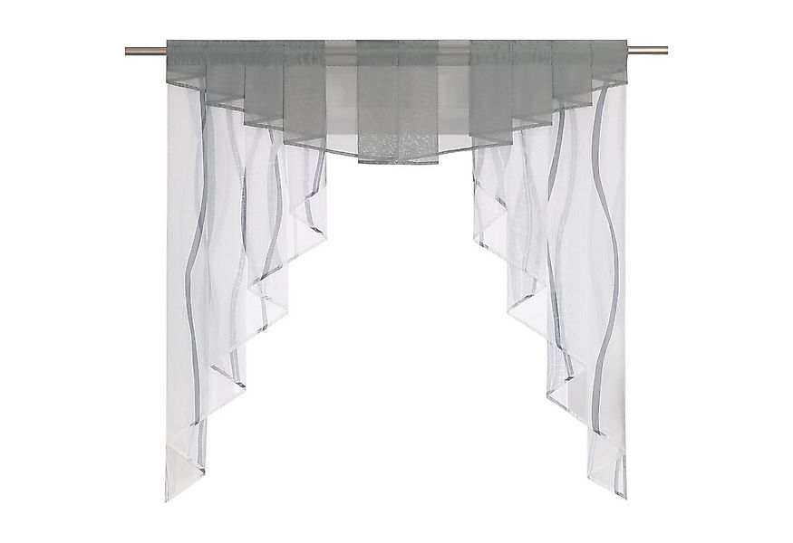 Joyswahl Scheibengardine (1 St), Stangendurchzug, transparent, Tunnelzug Vo günstig online kaufen