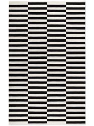 HANSE Home Wollteppich "Donna, schwarz-weiss" rechteckig 5 mm Höhe Handgewe günstig online kaufen