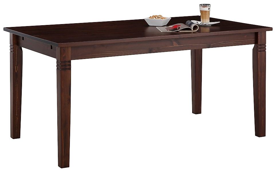 Home affaire Esstisch Danuta, wahlweise mit Schublade, aus massiver Kiefer, günstig online kaufen