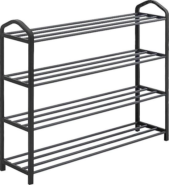 Woltu Schuhregal, 1-tlg., Ablage Ständerregale 4 Schicht für 16 Paare Schuh günstig online kaufen