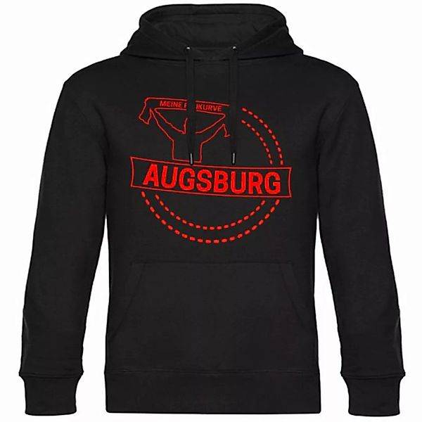 multifanshop Kapuzensweatshirt Augsburg - Meine Fankurve - Pullover günstig online kaufen