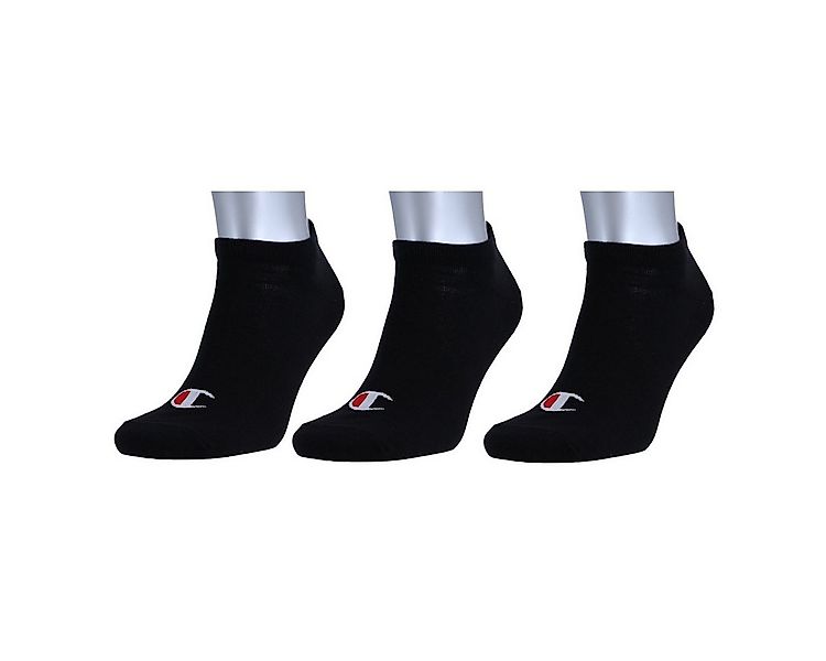 Champion Tennissocken (Baumwolle) Sneaker Schriftzug-Print schwarz Herren - günstig online kaufen