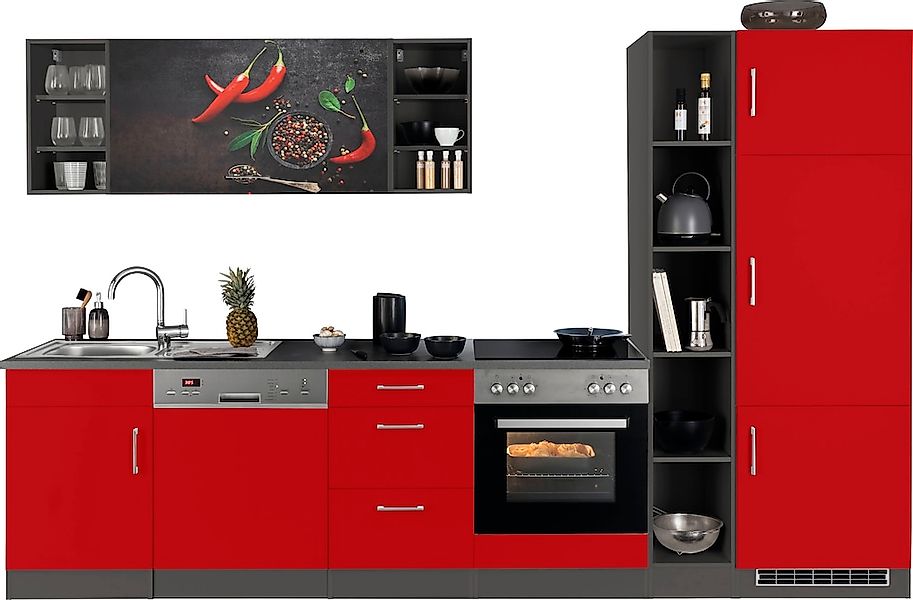 KOCHSTATION Küchenzeile "KS-Paris – Küchen mit einzigartigen Fotomotiven au günstig online kaufen