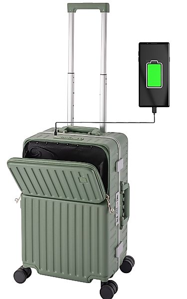 Travelhouse Hartschalen-Trolley Roma, 4 Rollen, mit günstig online kaufen
