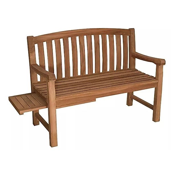 GarWoh Gartenbank Lancaster Teak Mit Seitentisch günstig online kaufen