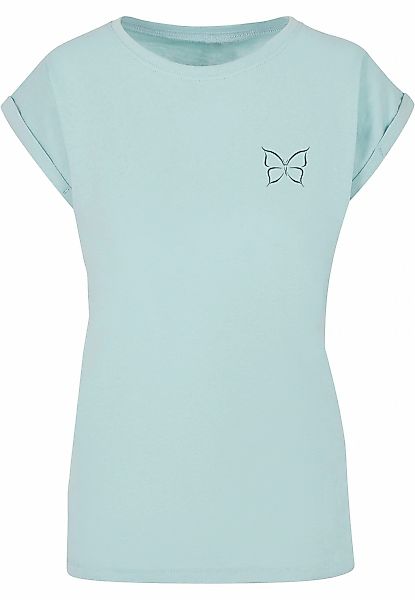 Merchcode T-Shirt "Merchcode Damen Ladies Spring - Butterfly T-Shirt" 1 Stk günstig online kaufen