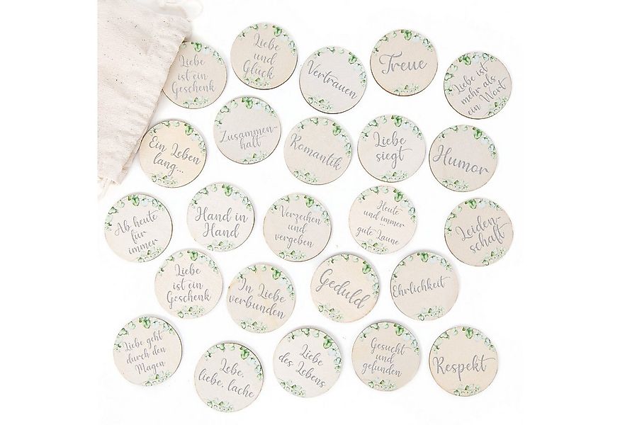 Logbuch-Verlag Dekofigur Eukalyptus Dekoration Hochzeit Streudeko Tischdeko günstig online kaufen