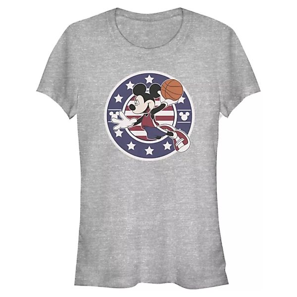Disney Classics - Micky Maus - Micky Maus B Ball Americana - Frauen T-Shirt günstig online kaufen