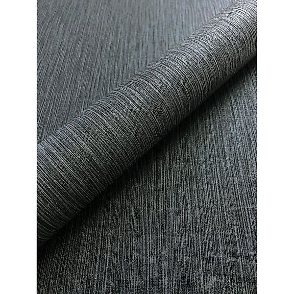 Newroom Vliestapete Tabris Black Unifarbe Modern FSC® günstig online kaufen