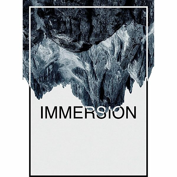 Komar Bild "Immersion Steel", Abstrakt-Sprüche & Texte, (1 St.), Wandbild z günstig online kaufen