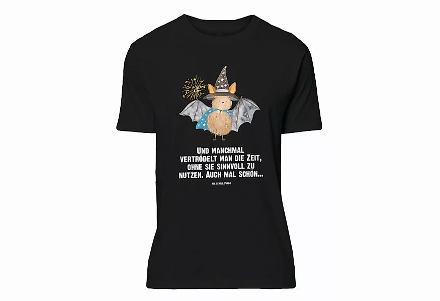 Mr. & Mrs. Panda T-Shirt Fledermaus Zauberer - Schwarz - Geschenk, Gute Lau günstig online kaufen