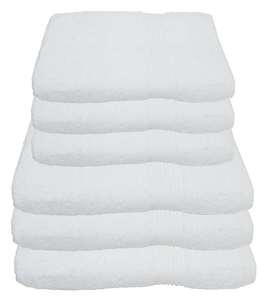 Julie Julsen Handtücher 6-Handtücher-Weiss, Baumwolle (6-St) günstig online kaufen