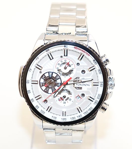 Rötting Design Automatikuhr Automatikuhr silberfarbenes Ziffernblatt+Armban günstig online kaufen