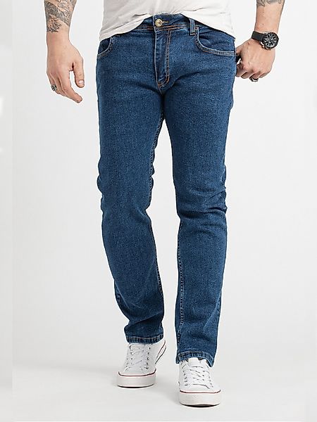 Rock Creek Regular-fit-Jeans Herren Jeans Stonewashed günstig online kaufen