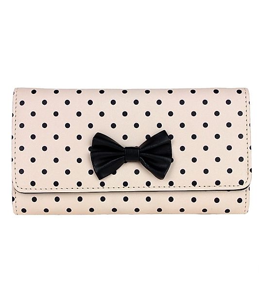 Schompi Geldbörse XXL Vintage Geldbeutel Polka günstig online kaufen