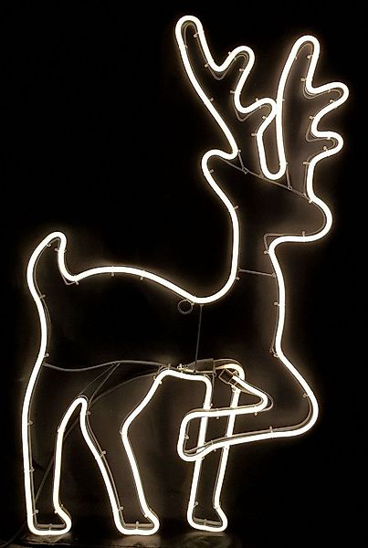 Spetebo LED Dekofigur Beleuchtetes Rentier mit 480 LED - 73 x 46 cm, An / A günstig online kaufen