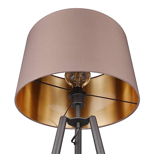 Reality Leuchten Stehlampe COLETTE, Stehleuchte Dreibein mit Ablagefläche e günstig online kaufen