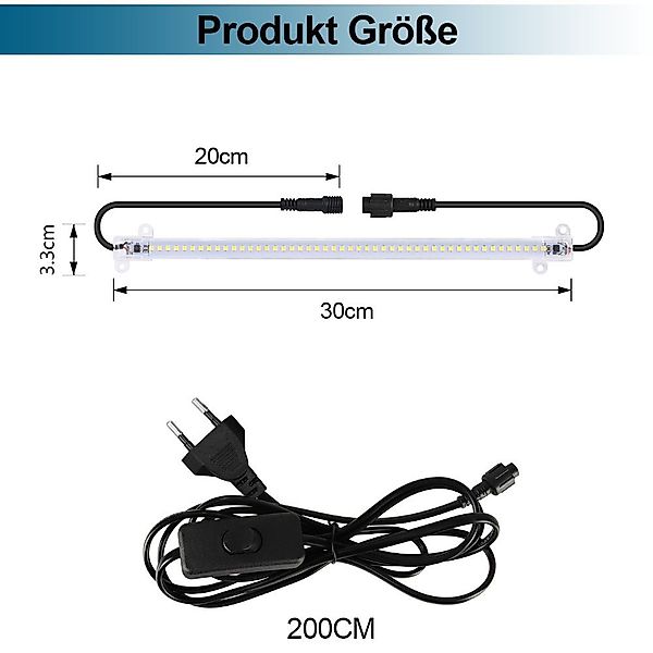 Rosnek Pflanzenlampe 30/50cm, Anschließbar, Sonnenlicht, für günstig online kaufen