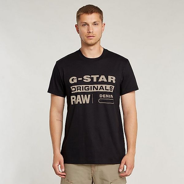 G-STAR T-Shirt Originals mit großem Frontprint günstig online kaufen