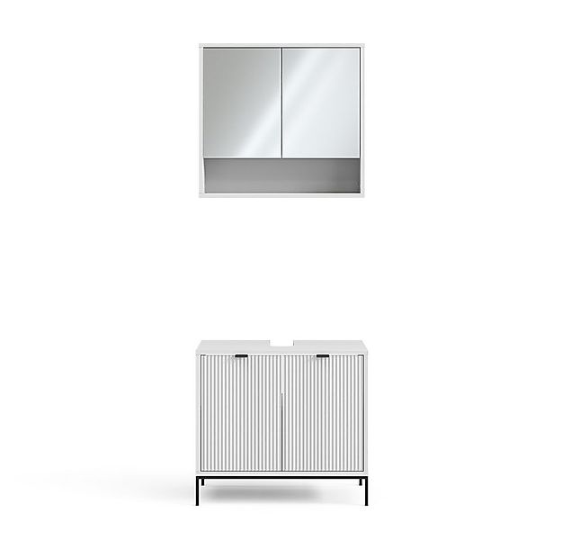 Vicco Badmöbel-Set Eliza, Weiß, 2 Teile, (2-St., 2er Set) günstig online kaufen