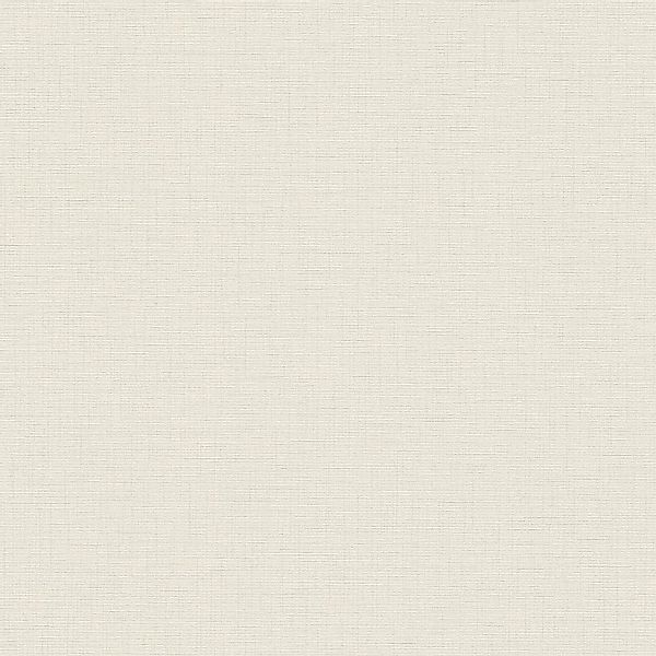 PROFHOME 387127-GU Uni Tapete Textiloptik Matt Elfenbein Beige 0,53 m x 10, günstig online kaufen