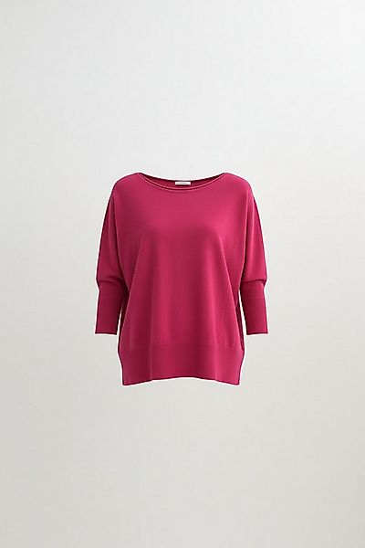 Zuckerwatte Rundhalspullover weit geschnitten aus Merinowolle mit Cashmere günstig online kaufen