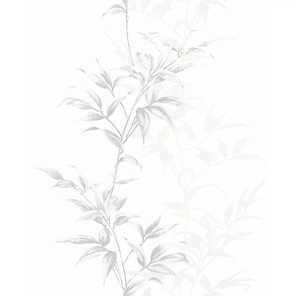 Marburg Vliestapete Hailey Nov Floral Weiß Grau FSC® günstig online kaufen
