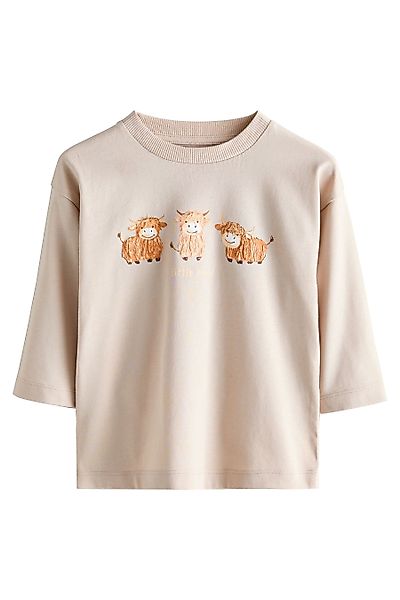 Next Langarmshirt Langarmshirt mit Grafikprint (1-tlg) günstig online kaufen