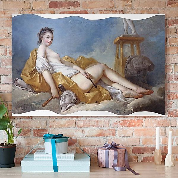 Leinwandbild Kunstdruck - Querformat Jean Honoré Fragonard - Personifikatio günstig online kaufen