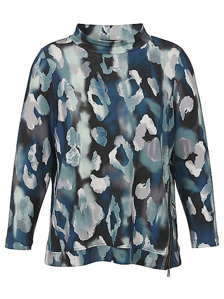 VIA APPIA DUE Sweatshirt (1-tlg) mit Allover-Print und Zipper günstig online kaufen