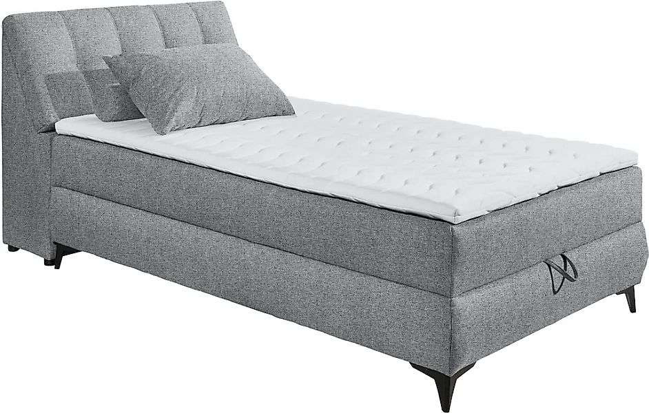 ED EXCITING DESIGN Boxbett "Atlantis", mit Bettkasten und Stauraum im Kopft günstig online kaufen