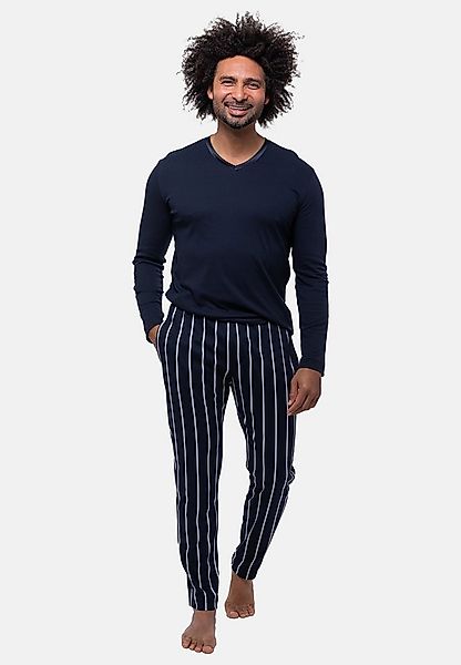Mey Pyjama Valsted (Set, 2 tlg) Schlafanzug - Baumwolle - Atmungsaktiv - Ho günstig online kaufen