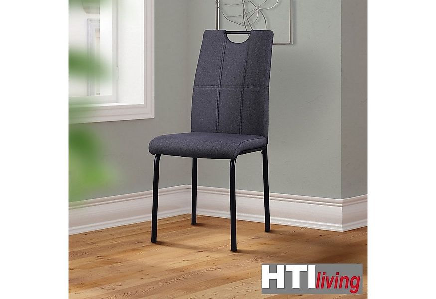 HTI-Living Esszimmerstuhl Stuhl Denton Grau (Set, 2 St), Esszimmerstuhl günstig online kaufen
