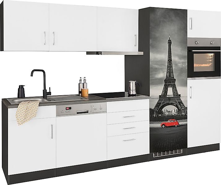 KOCHSTATION Küchenzeile "KS-Paris", mit E-Geräten, Breite 290 cm günstig online kaufen