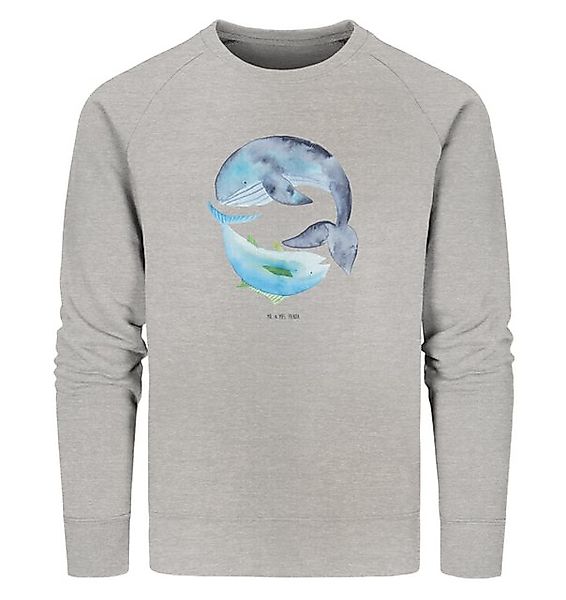 Mr. & Mrs. Panda Longpullover Walfisch Thunfisch Größe S - Heather Grey - G günstig online kaufen