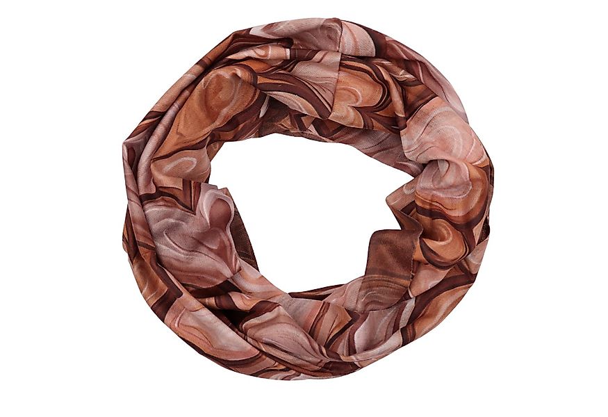 MIRROSI Loop Damen Schal mit Herzen-Muster Weich aus 100% Viskose, (ca. 170 günstig online kaufen