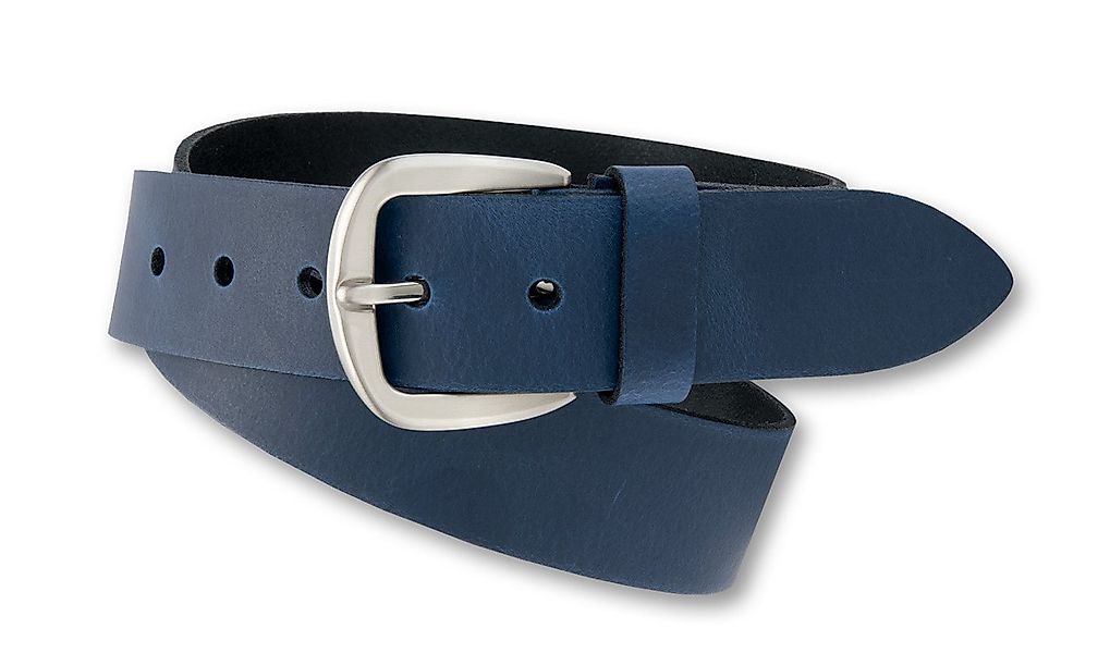 BERND GÖTZ Ledergürtel Ledergürtel mit silberfarbener Schließe günstig online kaufen