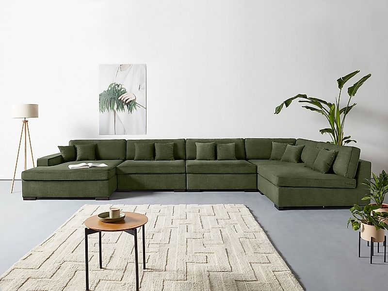 Guido Maria Kretschmer Home&Living Wohnlandschaft Skara XXL U-Form, Lounge- günstig online kaufen