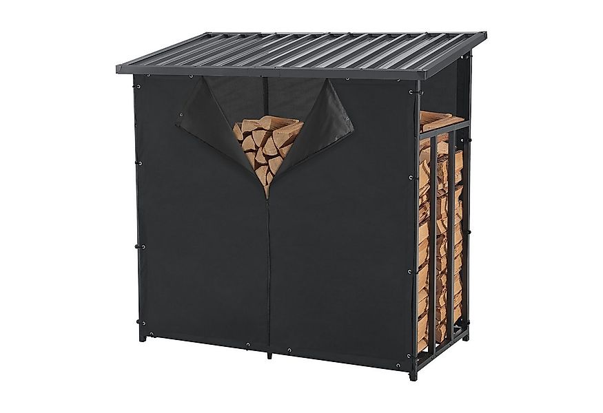 casa.pro Kaminholzregal, BxTxH:143x70x145 cm, »Yakutat« Kaminholzregal 145x günstig online kaufen
