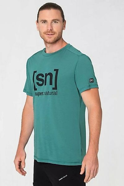 SUPER.NATURAL T-Shirt Merino T-Shirt M LOGO TEE feinster Merino-Materialmix günstig online kaufen