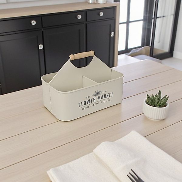 Macosa Home Dekokorb Pflanzkasten Creme Beige günstig online kaufen
