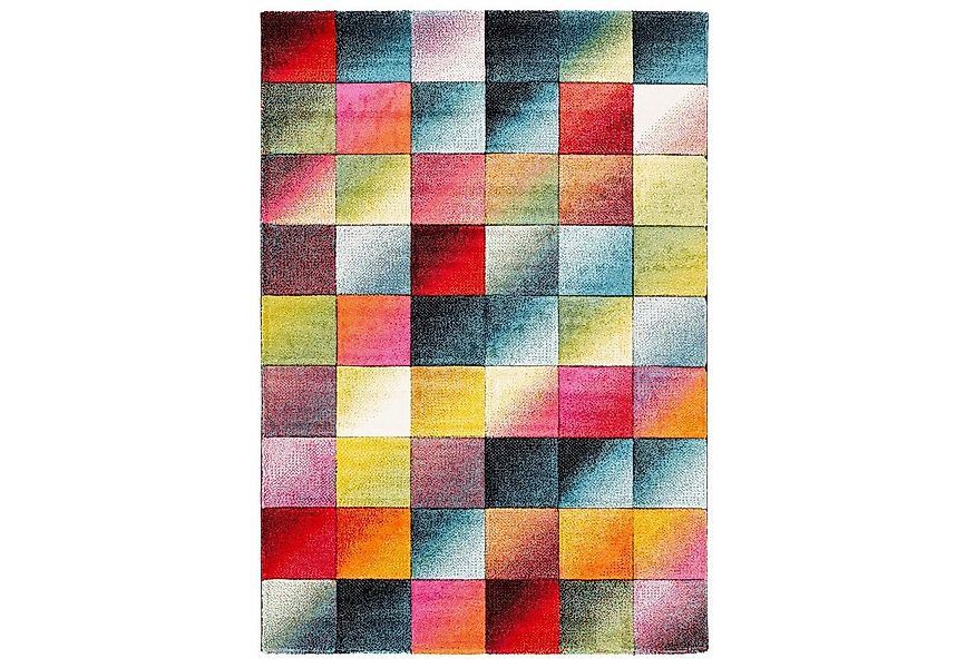 Pergamon Designteppich Designer Teppich Maui Modern Karo, Rechteckig, Höhe: günstig online kaufen